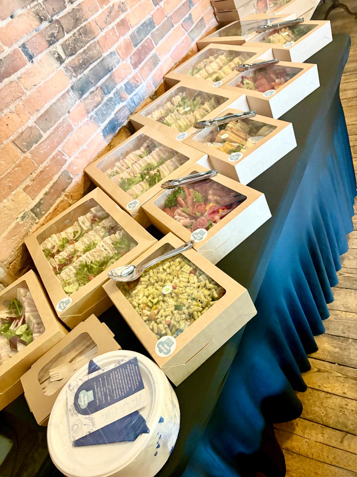 Corporate catering selection