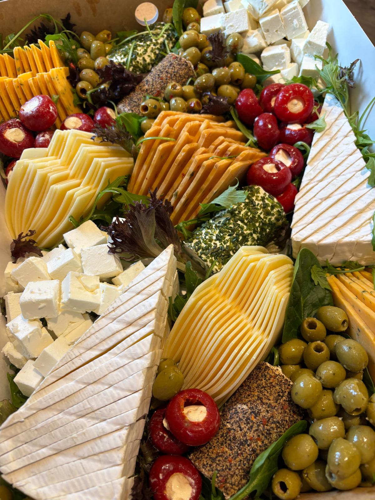 Freshly prepared food for a private function